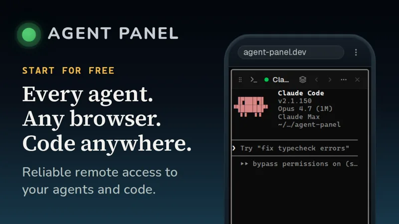 Agent Panel preview